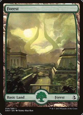 Forest (254) - Full Art [Amonkhet] | Exor Games New Glasgow