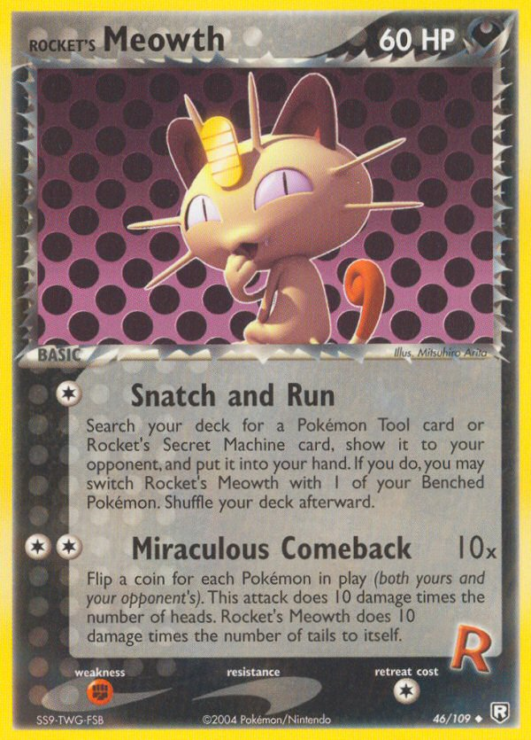 Rocket's Meowth (46/109) [EX: Team Rocket Returns] | Exor Games New Glasgow