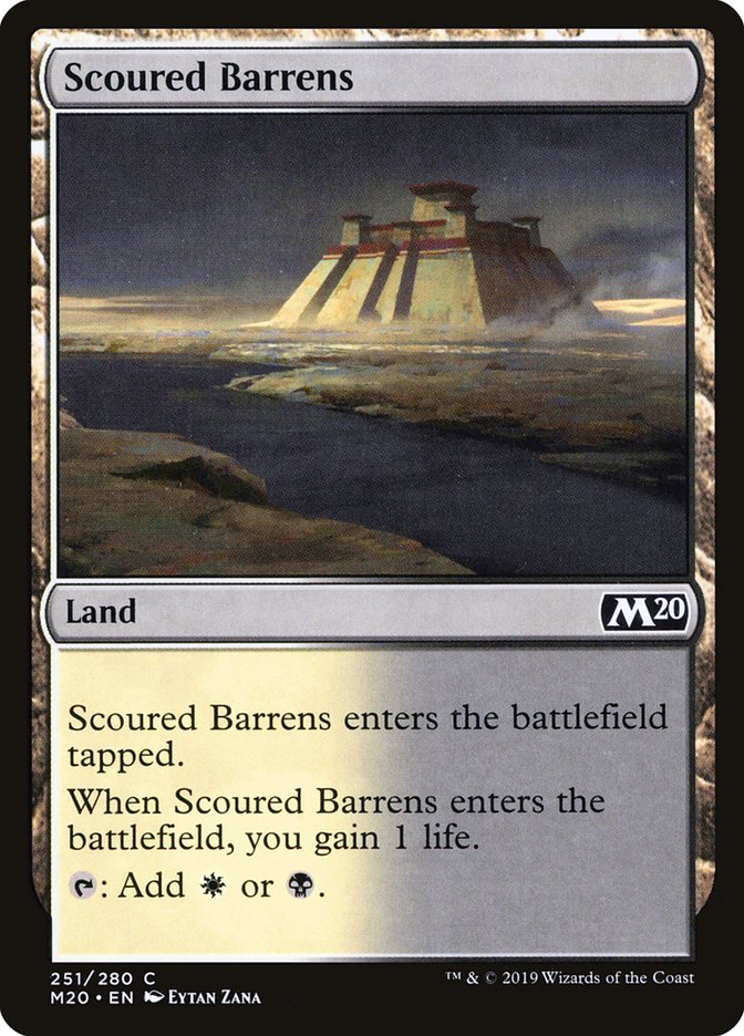 Scoured Barrens [Core Set 2020] | Exor Games New Glasgow