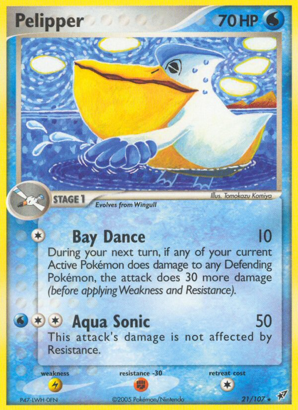 Pelipper (21/107) [EX: Deoxys] | Exor Games New Glasgow