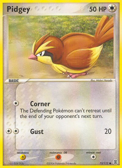 Pidgey (73/112) [EX: FireRed & LeafGreen] | Exor Games New Glasgow