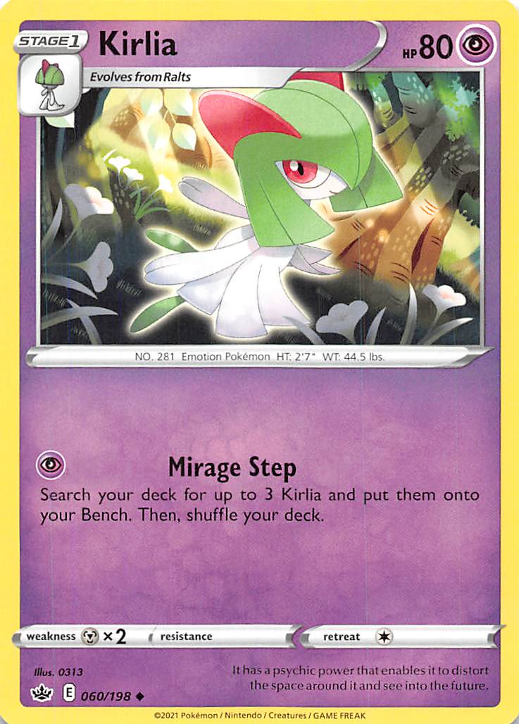 Kirlia (060/198) [Sword & Shield: Chilling Reign] | Exor Games New Glasgow