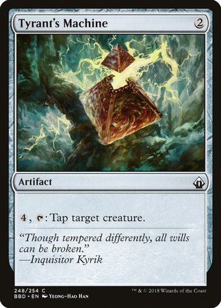 Tyrant's Machine [Battlebond] | Exor Games New Glasgow