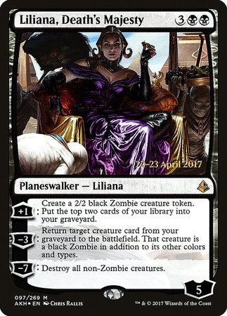 Liliana, Death's Majesty [Amonkhet Promos] | Exor Games New Glasgow