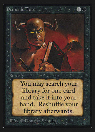 Demonic Tutor (IE) [Intl. Collectors’ Edition] | Exor Games New Glasgow