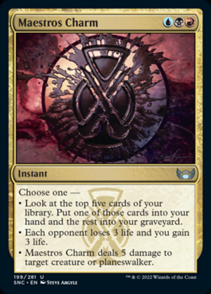 Maestros Charm [Streets of New Capenna] | Exor Games New Glasgow