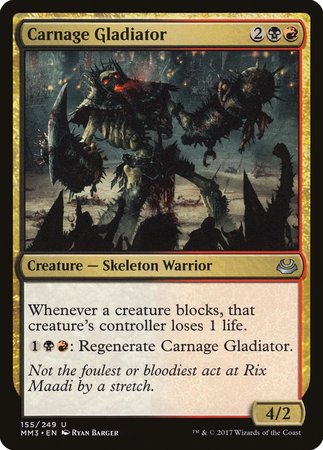 Carnage Gladiator [Modern Masters 2017] | Exor Games New Glasgow