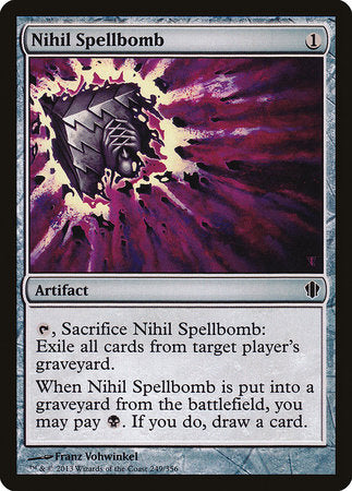 Nihil Spellbomb [Commander 2013] | Exor Games New Glasgow