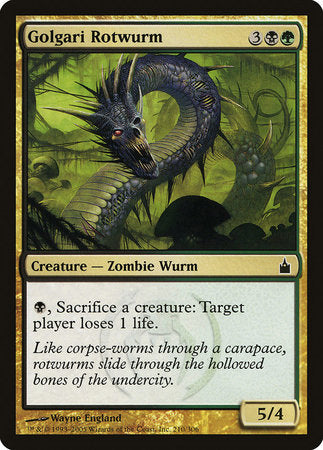 Golgari Rotwurm [Ravnica: City of Guilds] | Exor Games New Glasgow