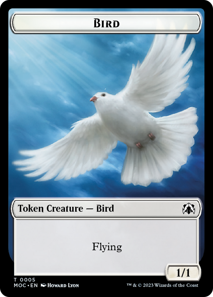 Bird // Kobolds of Kher Keep Double-Sided Token [March of the Machine Commander Tokens] | Exor Games New Glasgow