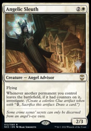 Angelic Sleuth (Promo Pack) [Streets of New Capenna Commander Promos] | Exor Games New Glasgow