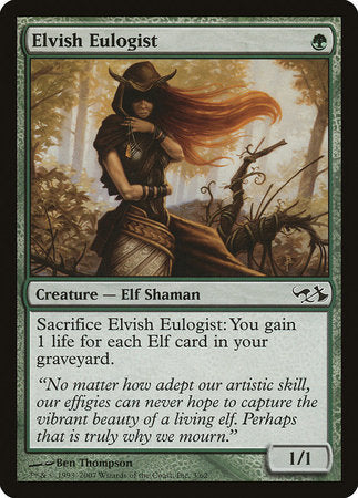 Elvish Eulogist [Duel Decks: Elves vs. Goblins] | Exor Games New Glasgow