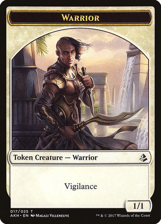 Warrior Token [Amonkhet Tokens] | Exor Games New Glasgow