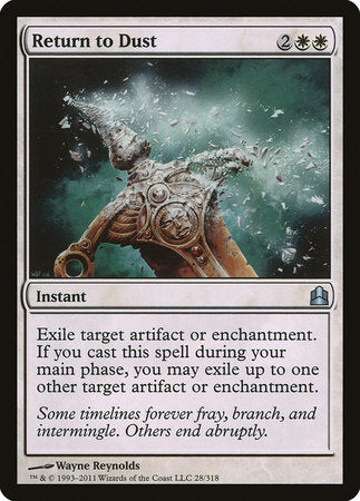 Return to Dust [Commander 2011] | Exor Games New Glasgow