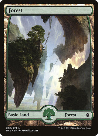 Forest (272) - Full Art [Battle for Zendikar] | Exor Games New Glasgow