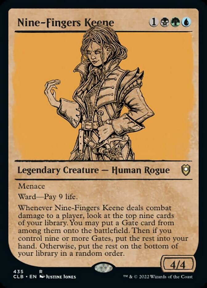 Nine-Fingers Keene (Showcase) [Commander Legends: Battle for Baldur's Gate] | Exor Games New Glasgow