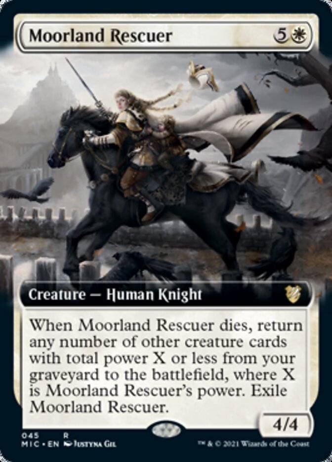 Moorland Rescuer (Extended) [Innistrad: Midnight Hunt Commander] | Exor Games New Glasgow