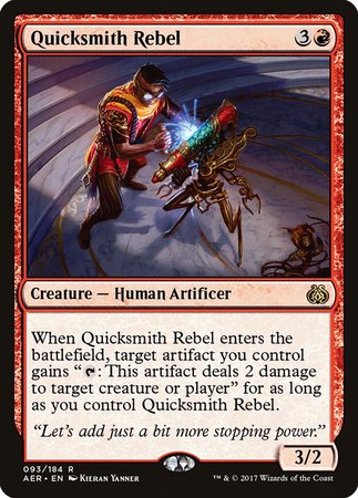 Quicksmith Rebel [Aether Revolt] | Exor Games New Glasgow