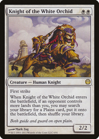 Knight of the White Orchid [Duel Decks: Knights vs. Dragons] | Exor Games New Glasgow