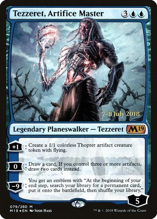 Tezzeret, Artifice Master [Core Set 2019 Promos] | Exor Games New Glasgow