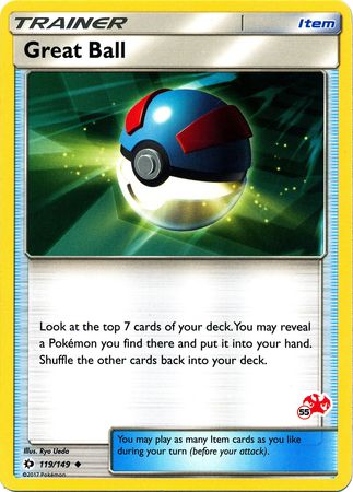 Great Ball (119/149) (Charizard Stamp #55) [Battle Academy 2020] | Exor Games New Glasgow