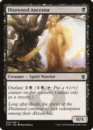 Disowned Ancestor [Khans of Tarkir] | Exor Games New Glasgow