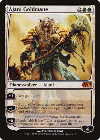 Ajani Goldmane [Magic 2011] | Exor Games New Glasgow