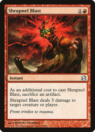 Shrapnel Blast [Modern Masters] | Exor Games New Glasgow