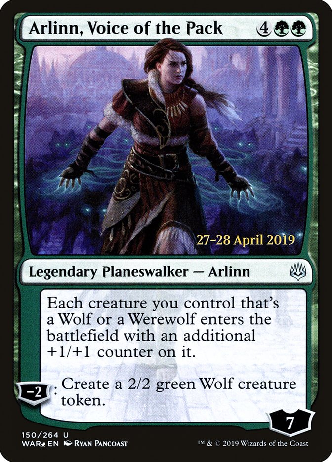 Arlinn, Voice of the Pack  [War of the Spark Prerelease Promos] | Exor Games New Glasgow