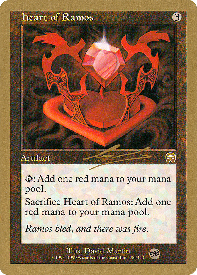 Heart of Ramos (Nicolas Labarre) (SB) [World Championship Decks 2000] | Exor Games New Glasgow