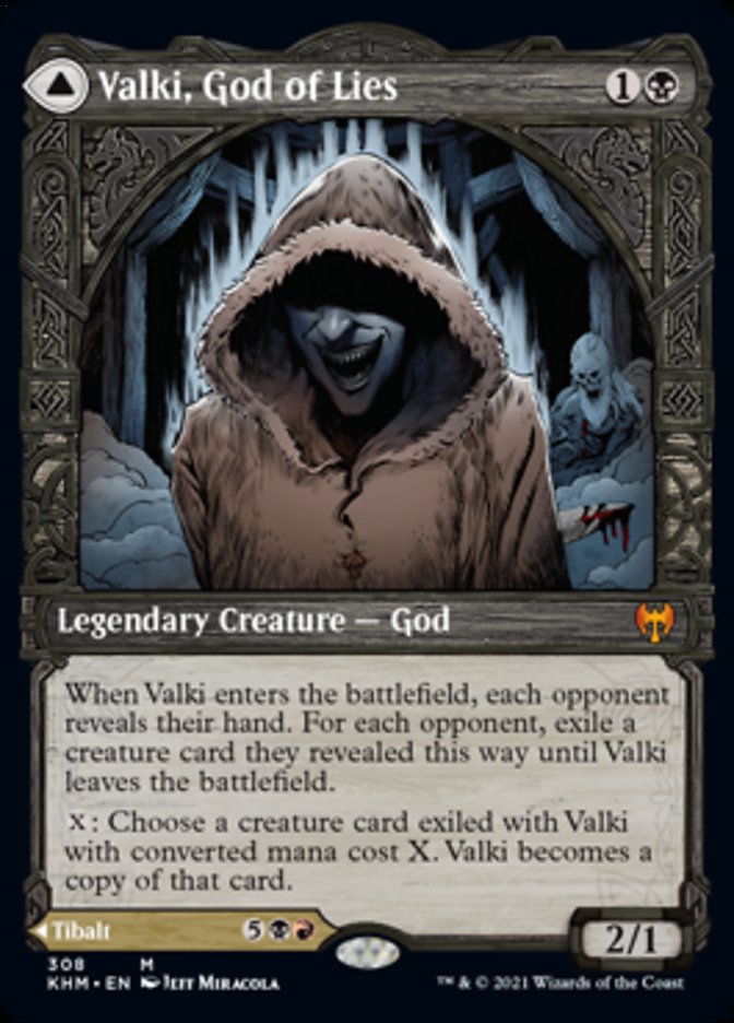 Valki, God of Lies // Tibalt, Cosmic Impostor (Showcase) [Kaldheim] | Exor Games New Glasgow