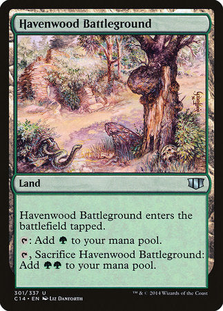 Havenwood Battleground [Commander 2014] | Exor Games New Glasgow