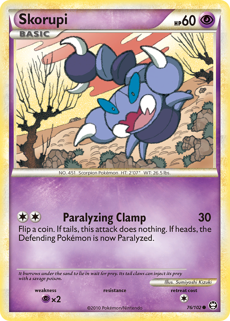 Skorupi (76/102) [HeartGold & SoulSilver: Triumphant] | Exor Games New Glasgow