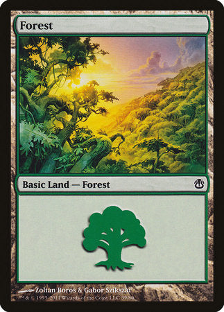 Forest (39) [Duel Decks: Ajani vs. Nicol Bolas] | Exor Games New Glasgow