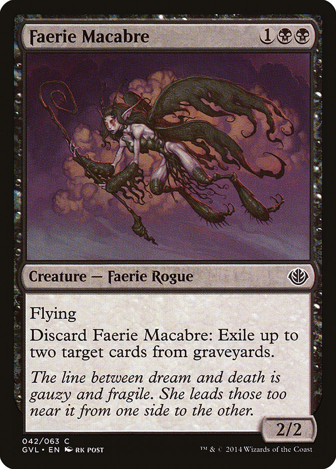 Faerie Macabre (Garruk vs. Liliana) [Duel Decks Anthology] | Exor Games New Glasgow