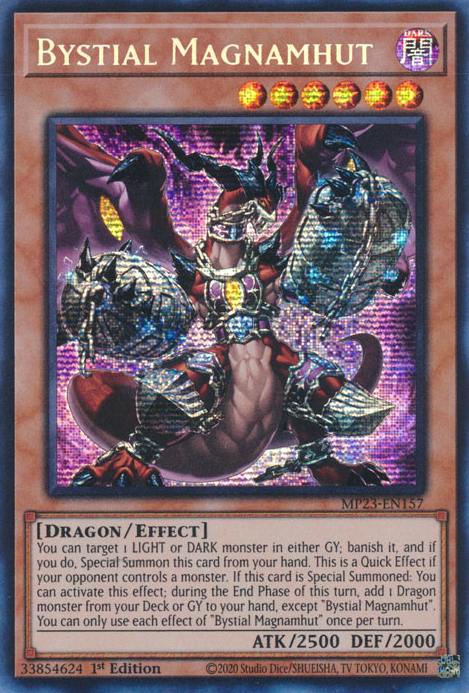 Bystial Magnamhut [MP23-EN157] Prismatic Secret Rare | Exor Games New Glasgow