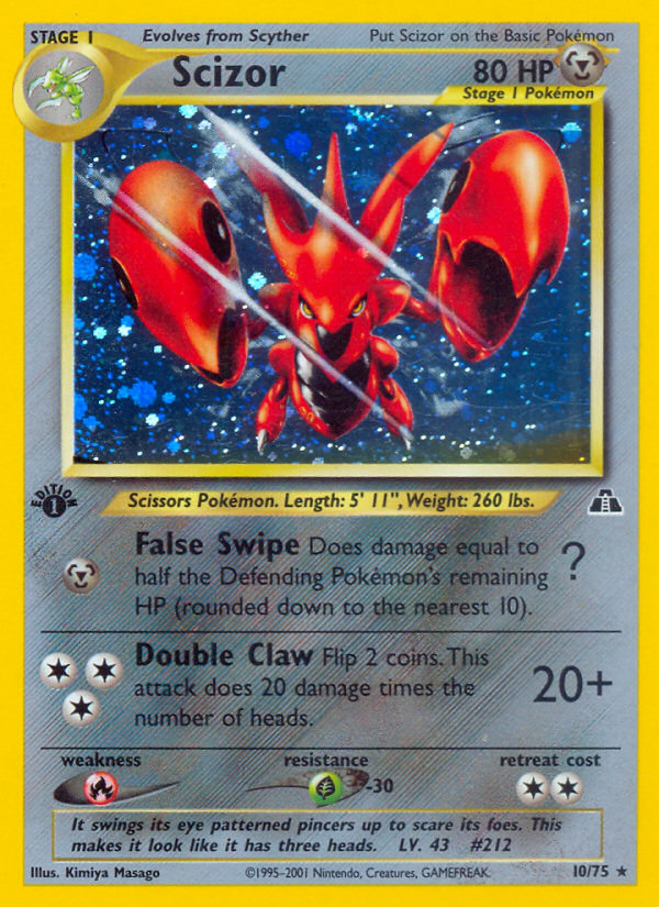 Scizor (10/75) [Neo Discovery 1st Edition] | Exor Games New Glasgow