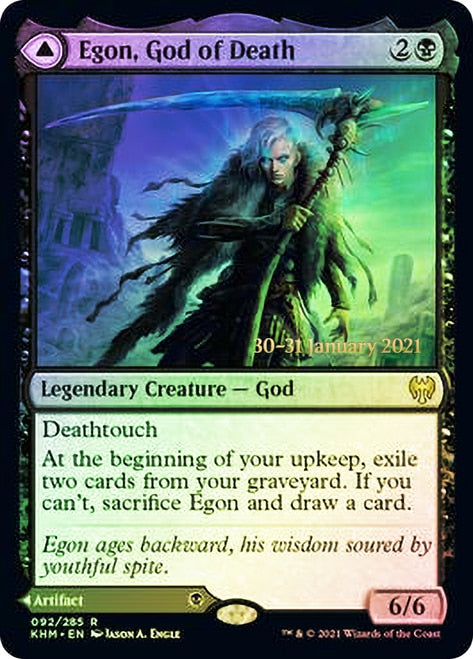 Egon, God of Death // Throne of Death  [Kaldheim Prerelease Promos] | Exor Games New Glasgow