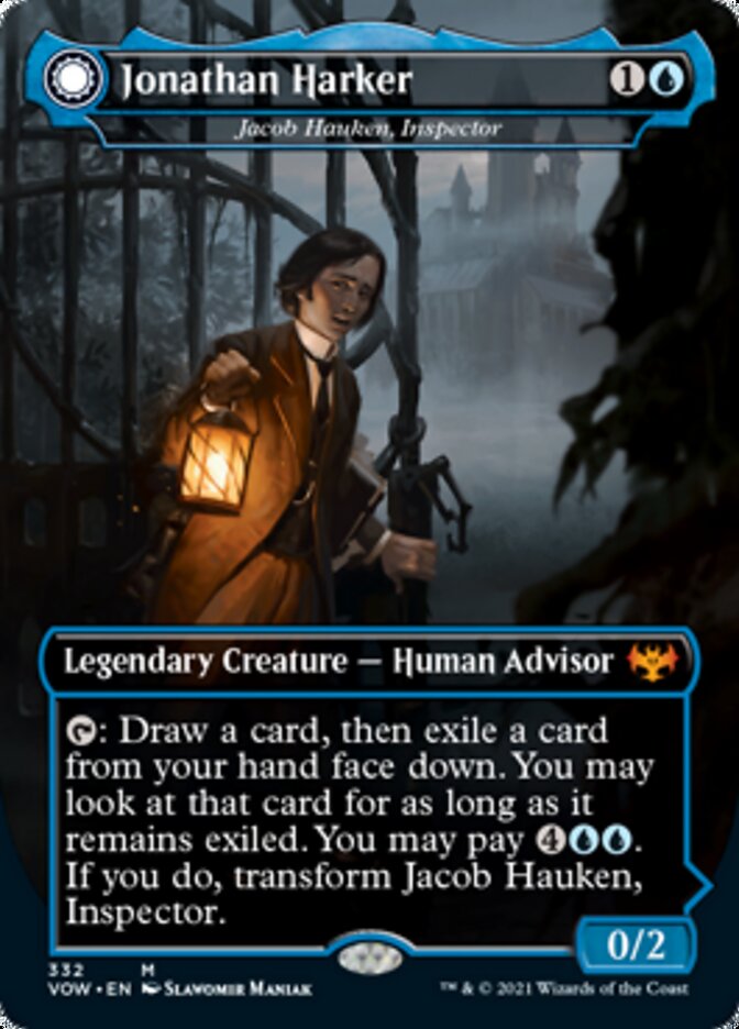 Jacob Hauken, Inspector // Hauken's Insight - Jonathan Harker // Harker's Obsessive Inquiry [Innistrad: Crimson Vow] | Exor Games New Glasgow