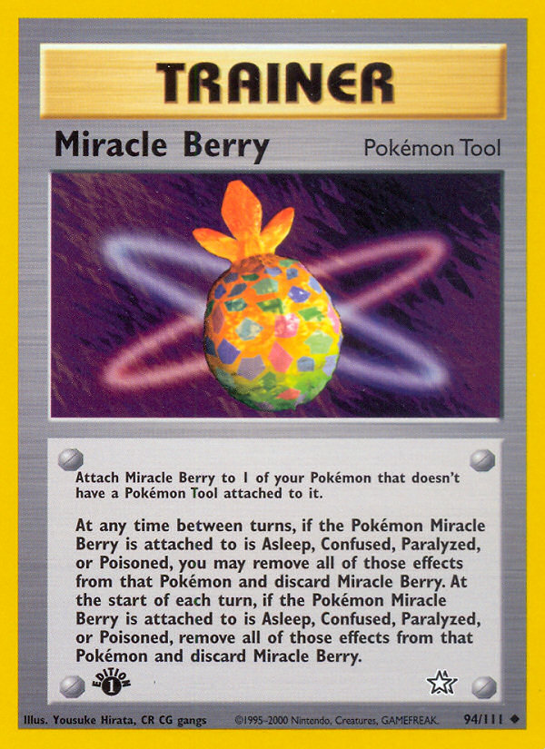 Miracle Berry (94/111) [Neo Genesis 1st Edition] | Exor Games New Glasgow