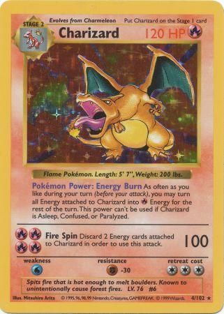 Charizard (4/102) [Base Set Shadowless Unlimited] | Exor Games New Glasgow