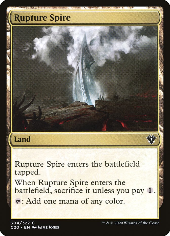 Rupture Spire [Commander 2020] | Exor Games New Glasgow