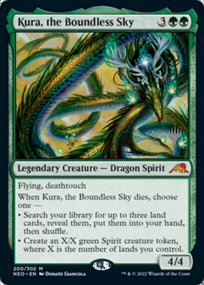 Kura, the Boundless Sky (Promo Pack) [Kamigawa: Neon Dynasty Promos] | Exor Games New Glasgow