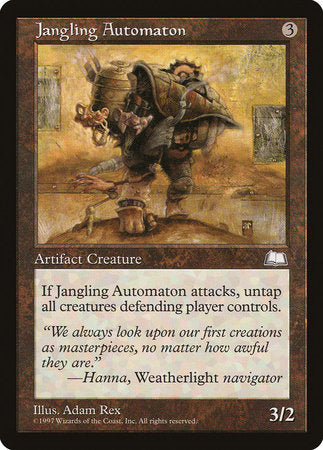 Jangling Automaton [Weatherlight] | Exor Games New Glasgow