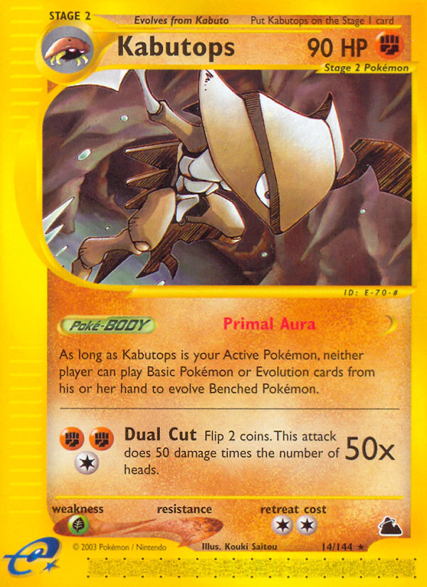 Kabutops (14/144) [Skyridge] | Exor Games New Glasgow