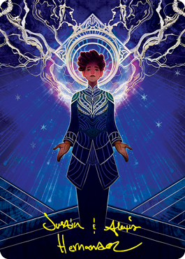 Brainstorm Art Card (Gold-Stamped Signature) [Strixhaven: School of Mages Art Series] | Exor Games New Glasgow