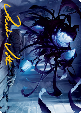 Spectral Adversary Art Card (Gold-Stamped Signature) [Innistrad: Midnight Hunt Art Series] | Exor Games New Glasgow