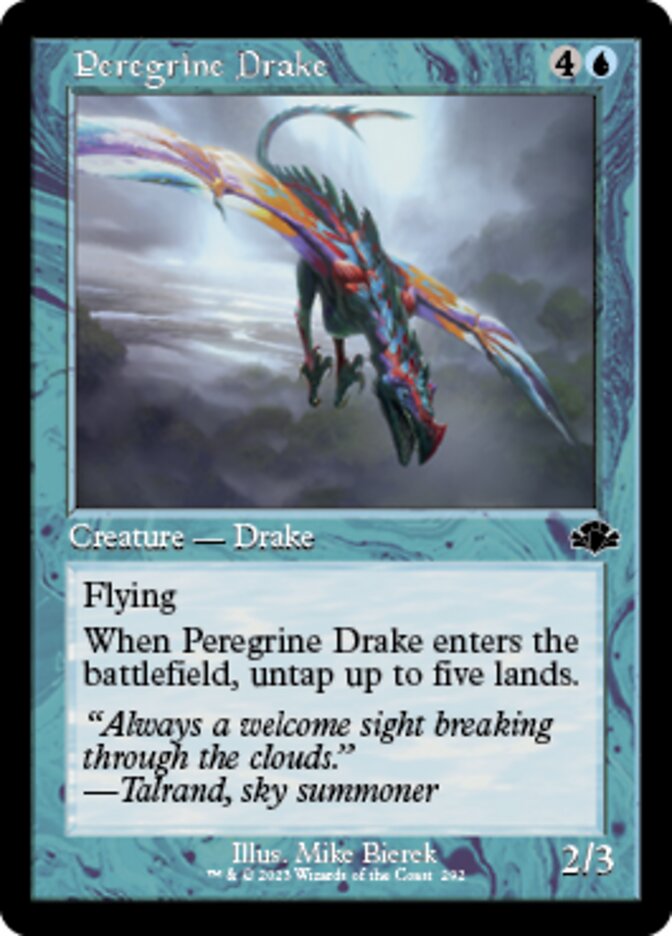 Peregrine Drake (Retro) [Dominaria Remastered] | Exor Games New Glasgow