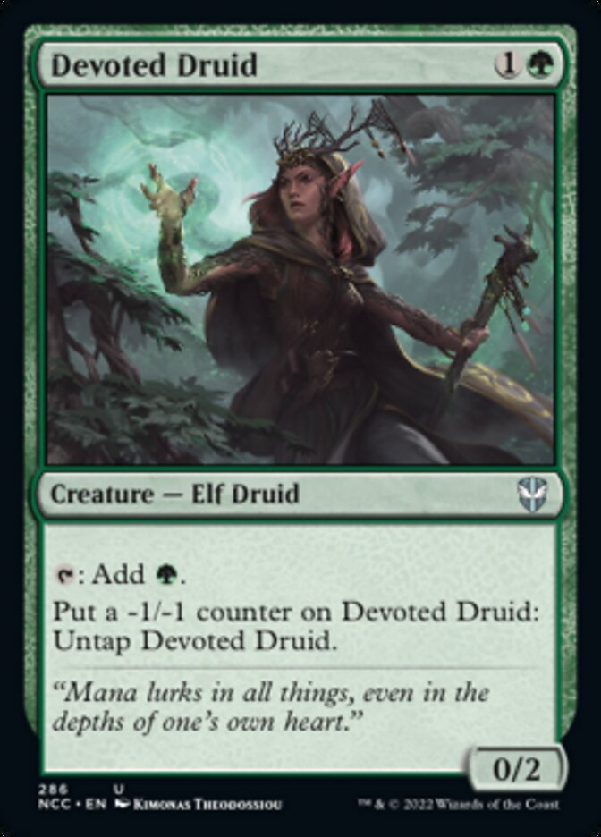 Devoted Druid [Streets of New Capenna Commander] | Exor Games New Glasgow