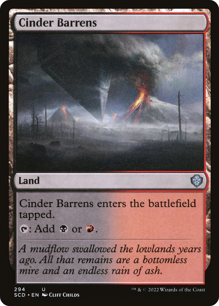 Cinder Barrens [Starter Commander Decks] | Exor Games New Glasgow